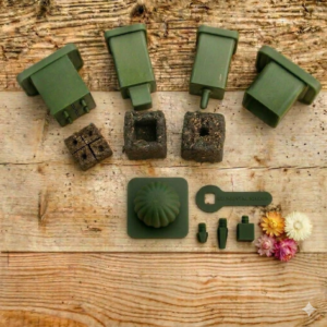 Paket 2 Jordkubare 2,5cm & 5cm & Jordpress